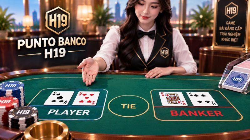 Punto Banco H19 – Luật Player, Banker & Tie